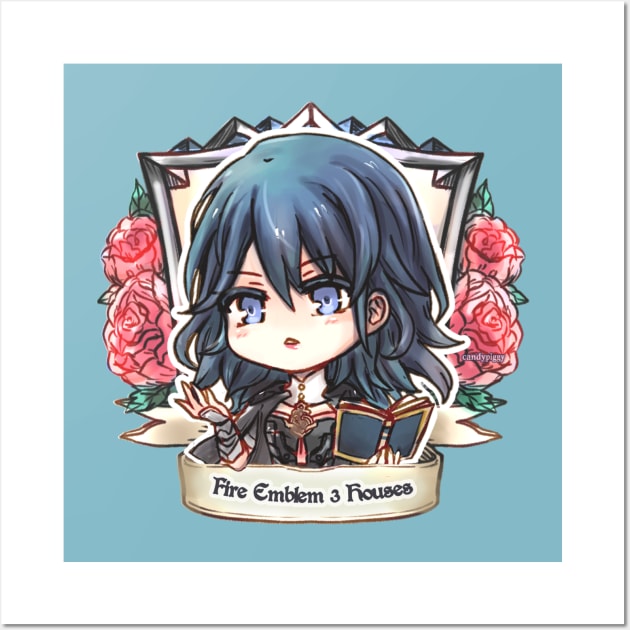 Professor Byleth (F) of Garreg Mach! Wall Art by candypiggy